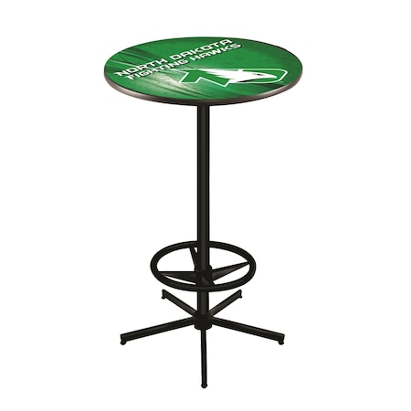 Holland Bar Stool Co 42" Black North Dakota Pub Table, 28" dia. Top L216B4228NorDak-D2